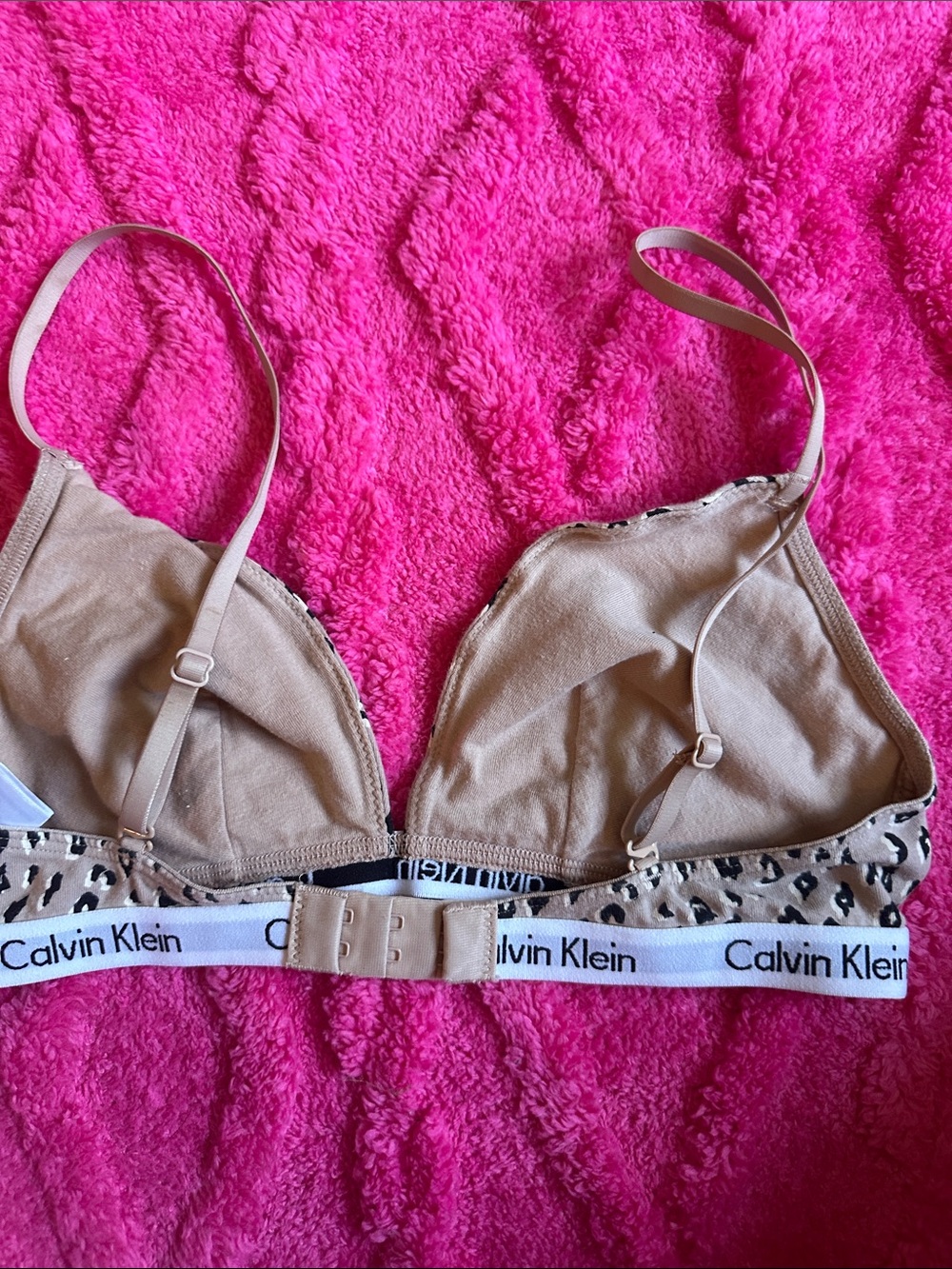 Calvin Klein Women's Bralette bundle - Black & Leopard - Picture 6 of 7